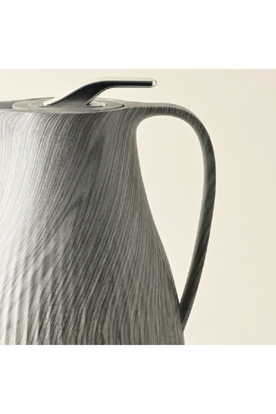 Dallaty Plastic vacuum flask grey wooden 1L