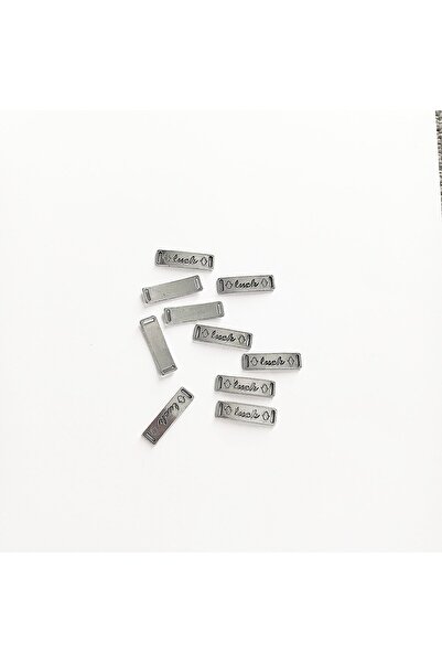 OEM 5 bucati conector mesaj Luck / Noroc pandantiv bratari argintiu metal 25mm x 7.5mm bara handmade