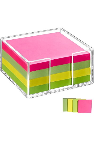 Slasa Acrylic Sticky Notes Holder from