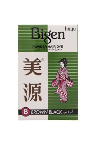 BİGEN Hair Dye Powder - Black Brown (Eyebrow Dye)