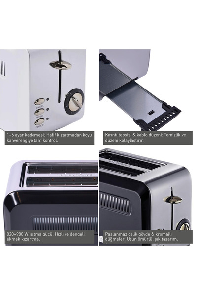 Berghoff Gem Natural 1.7 Lt Orange Kettle + Toaster - 980W, 2 Slices