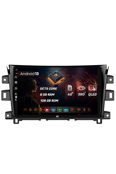 HUB64 Nissan Navara (2015+), 6GB RAM, Octacore, Slot Sim 4G