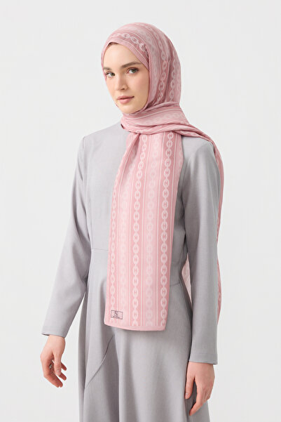Qef Cotton Twill Shawl Chain Pink