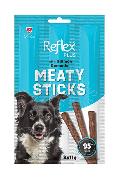 Reflex Meaty Sticks Somonlu Köpek Ödül Çubuğu 3x11gr Otuzlu Paket