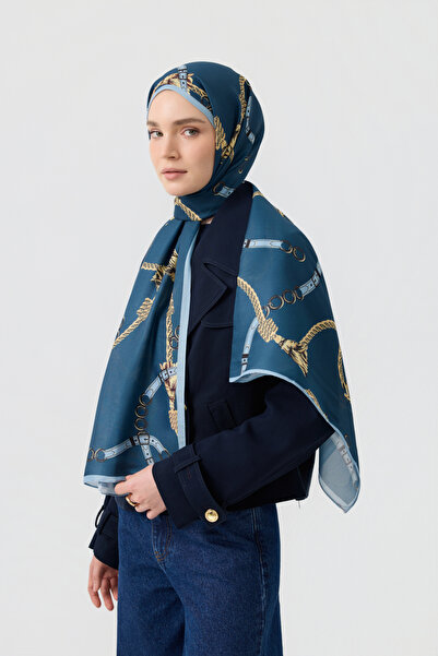 Qef Cotton Twill Şal Linkage İndigo