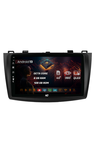 HUB64 Navigatie Mazda 3 (2009-2013), 6GB RAM, Octacore, Slot Sim 4G Inch