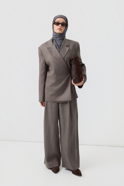 Qef Cotton Scarf Timeless Silver