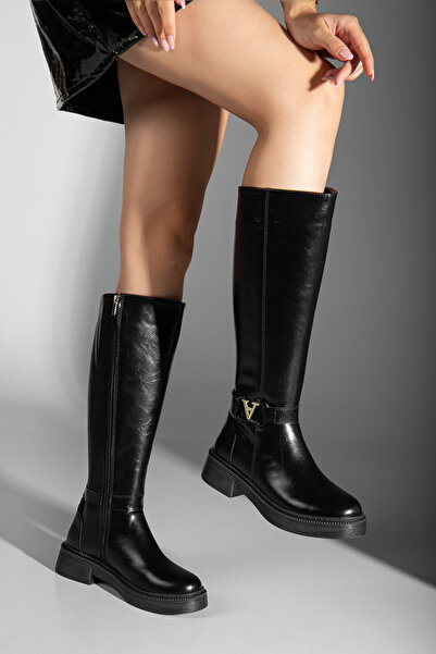 MaskButik Δερμάτινες μπότες Leyal