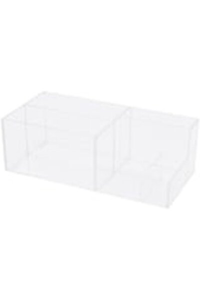 Slasa صندوق منظم للمكياج - تخزين مستحضرات تجميل مضغوط، 25 × 12 × 8.5 سم