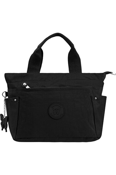 Caprice Collection حقيبة كتف، حقيبة حمل مضغوطة بسحاب علوي مصنوعة من قماش أكسف...