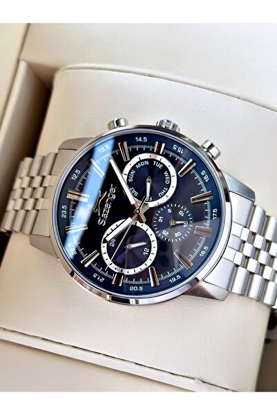 Slazenger Men's Wristwatch with Functional 24 Months Warranty Steel Strap Steel Case Sl2453Sz