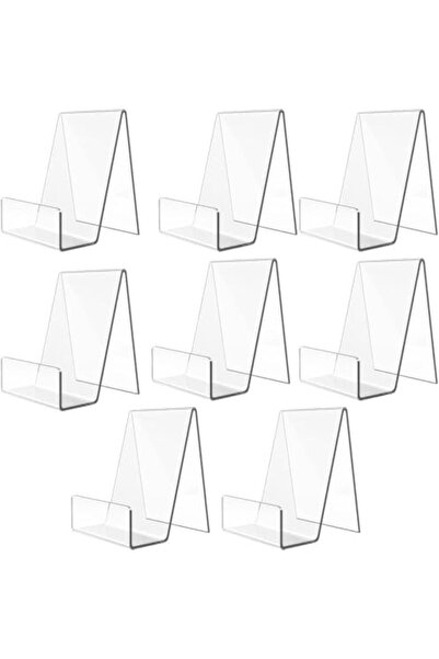 Slasa Clear Acrylic Book Stand from - 8 Pieces