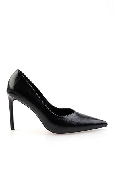 Bambi Siyah Kadın Klasik Topuklu Ayakkabı K01565016042