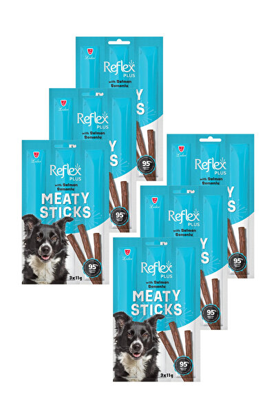 Reflex Meaty Sticks Somonlu Köpek Ödül Çubuğu 3x11gr Altılı Paket