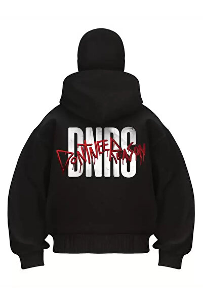 Gofeel Harajuku Dont Need Reason Hanorac unisex cu imprimeu Ninja cu mască de...