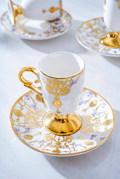 ACAR Marise 6 Kişilik Kahve Fincan Takımı - 90 ml