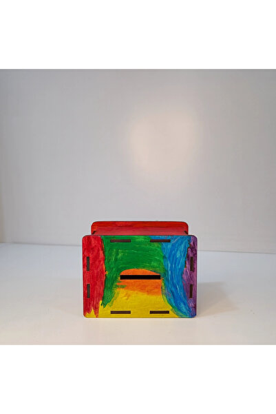 toptanetkinlikboyama Karne Gift Target Piggy Bank Wooden Painting Set | Holiday Piggy Bank and Savings Event | Mdf Piggy Bank (