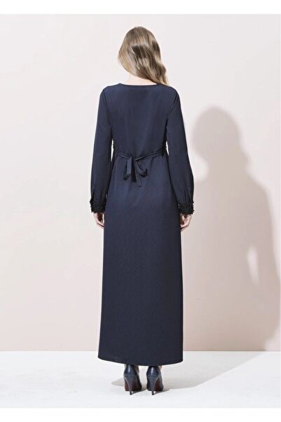 Desen Hamile Giyim Emzirme Özellikli Uzun Hamile Elbise