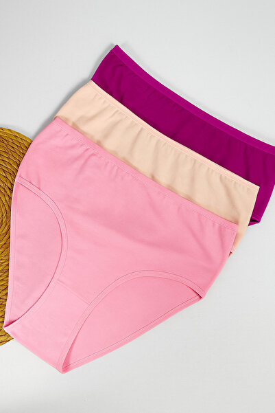 FUNELLA 6-Piece Pink Women's Underwear Set