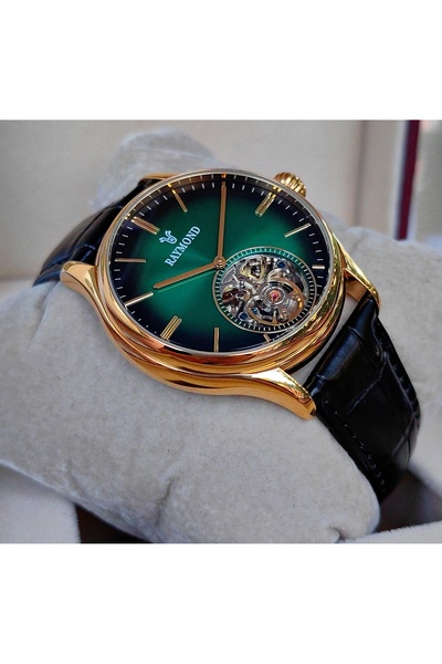 Raymod Raymond Green Gold Automatic Men's Wristwatch