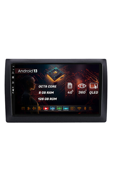 HUB64 Navigatie Fiat Strada / Idea (2011-2016), Android 13, Octacore, Slot Si...