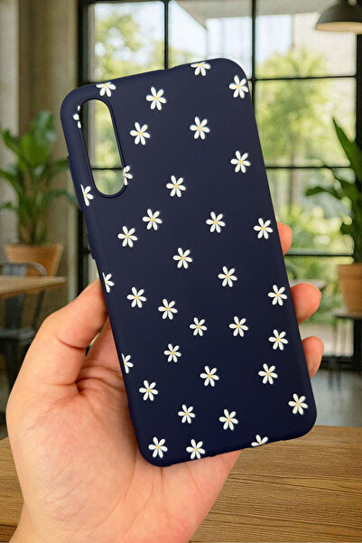 Vip Case Samsung Galaxy A50 Uyumlu Mini Papatya Desenli Silikon Darbe Emici K...