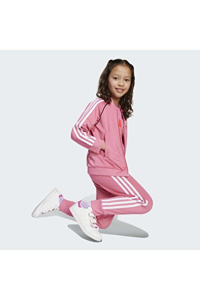 adidas Adicolor Çocuk Pembe Eşofman Takımı (JY1142)
