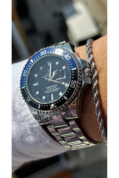 Show Time Steel Men's Wristwatch (with Bracelet Gift)