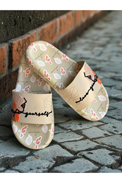 GEZER Flower Pool Slippers - Beach Flower Patterned Slippers