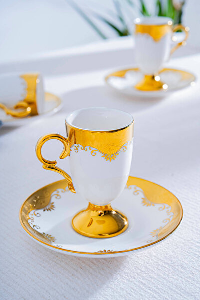 ACAR Silverra 6 Kişilik Kahve Fincan Takımı - 97 ml