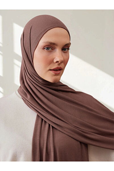 Femple Modest Σάλι από μπαμπού με κορδόνια |   Χρώμα: Ξηρό τριαντάφυλλο |   Μέγεθος: 180x70 εκ. |