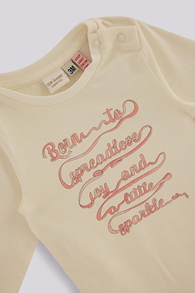 Layette BG Store Baby Girl Ecru Body