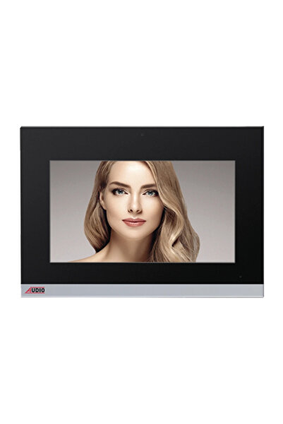 AUDİO 001197 SET Bus Plus 10.1" Görüntülü Diafon Dokunmatik Ekranlı Alarmlı Hafızalı İlave Set Siyah