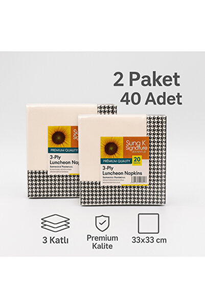 CKM silikon Suna K Signature Collection – Premium Desenli Peçete