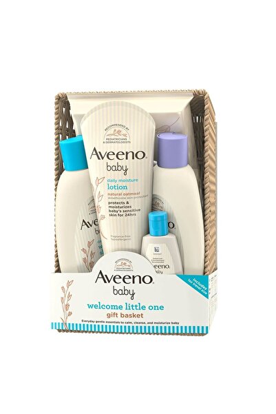 AVEENO طقم هدايا افينو مع غسول للأطفال وشامبو ومناديل ولوشن للبشرة الحساسة-AVEENO (5 قطع)