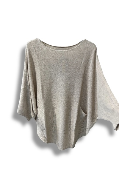 SUMEF Μπλούζα Mercerized Knitwear Oversize - Μέγεθος 38-52 - Φαρδύ πουλόβερ