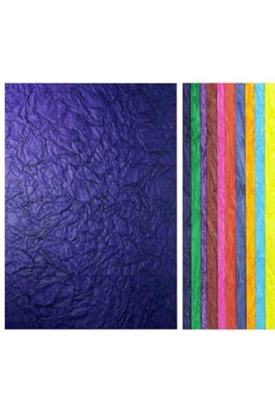 Imprint Assorted Colors Leather Type Finish Handmade Sheets Pack of 20