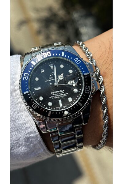 Show Time Steel Men's Wristwatch (with Bracelet Gift)