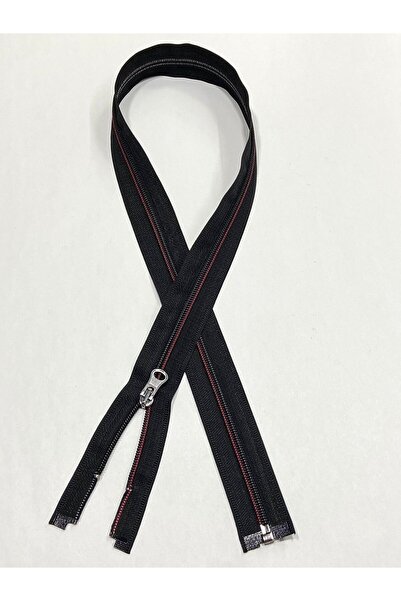 karantuhafiye Φερμουάρ για αθλητική φόρμα / 78 cm / Μαύρο μπορντό δόντια / ms...