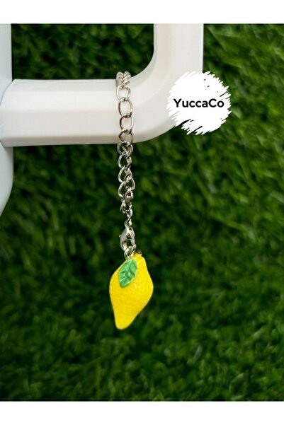 YuccaCo Accessorize Your Life Lemon Thermos Ornament/Lemon Thermos Charm/Fruit Figure Bag Charm