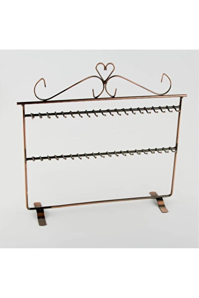 MeGass Dekor Imported Metal Copper Color 32X30 cm Bracelet Stand