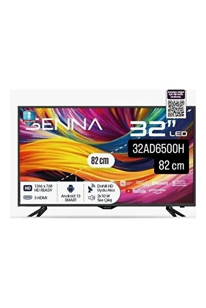 senna 32AD6500H HD 32" 82 Ekran Android Tv