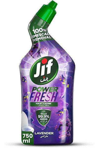 Jif سائل تنظيف المراحيض باور فريش، برائحة اللافندر، 750 مل