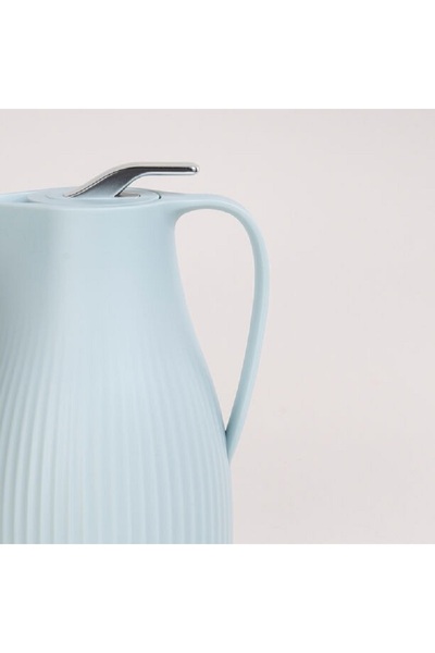 Dallaty Plastic Vacuum Flask Bear Light Blue 1L