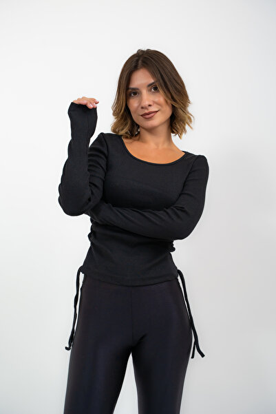 LAB 22 Crop Top Negru