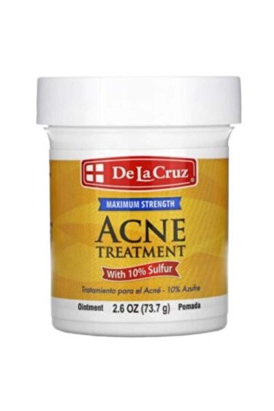 De La Cruz - مرهم لعلاج حب الشباب يحتوي على 10% كبريت، 73.7 جرام