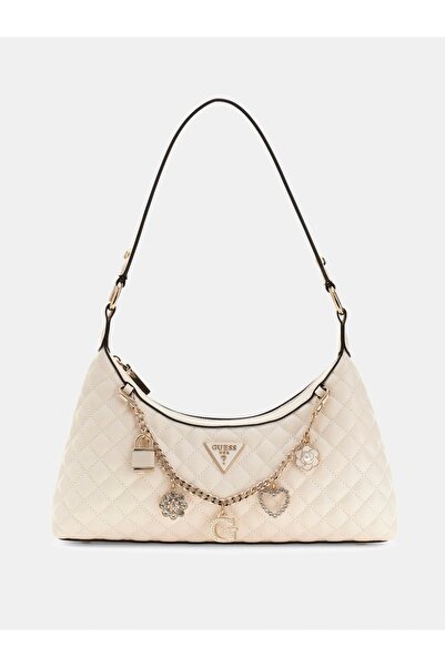 Guess Ever Flap Kadın Beyaz El Çantası HWEG8679180-OFF