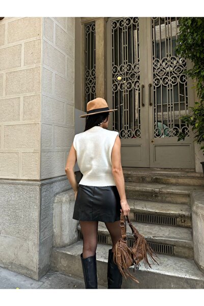 DİMA FASHİON Stone-Detail Knitwear Sweater