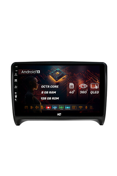 HUB64 Navigatie Audi TT, Android 13, Octacore, Slot Sim 4G