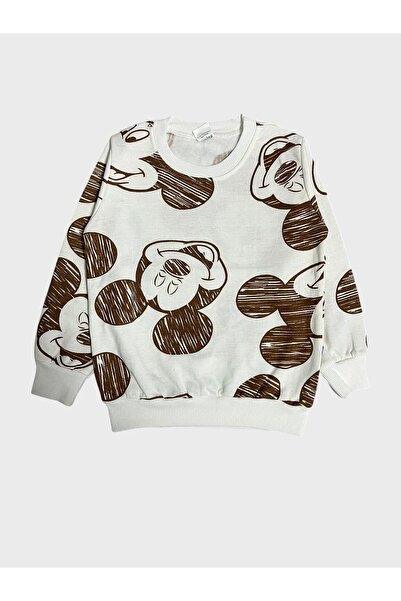 Pajama Shop Set de pijamale de iarnă cu mâneci lungi, din bumbac, cu model alb, pentru băieți